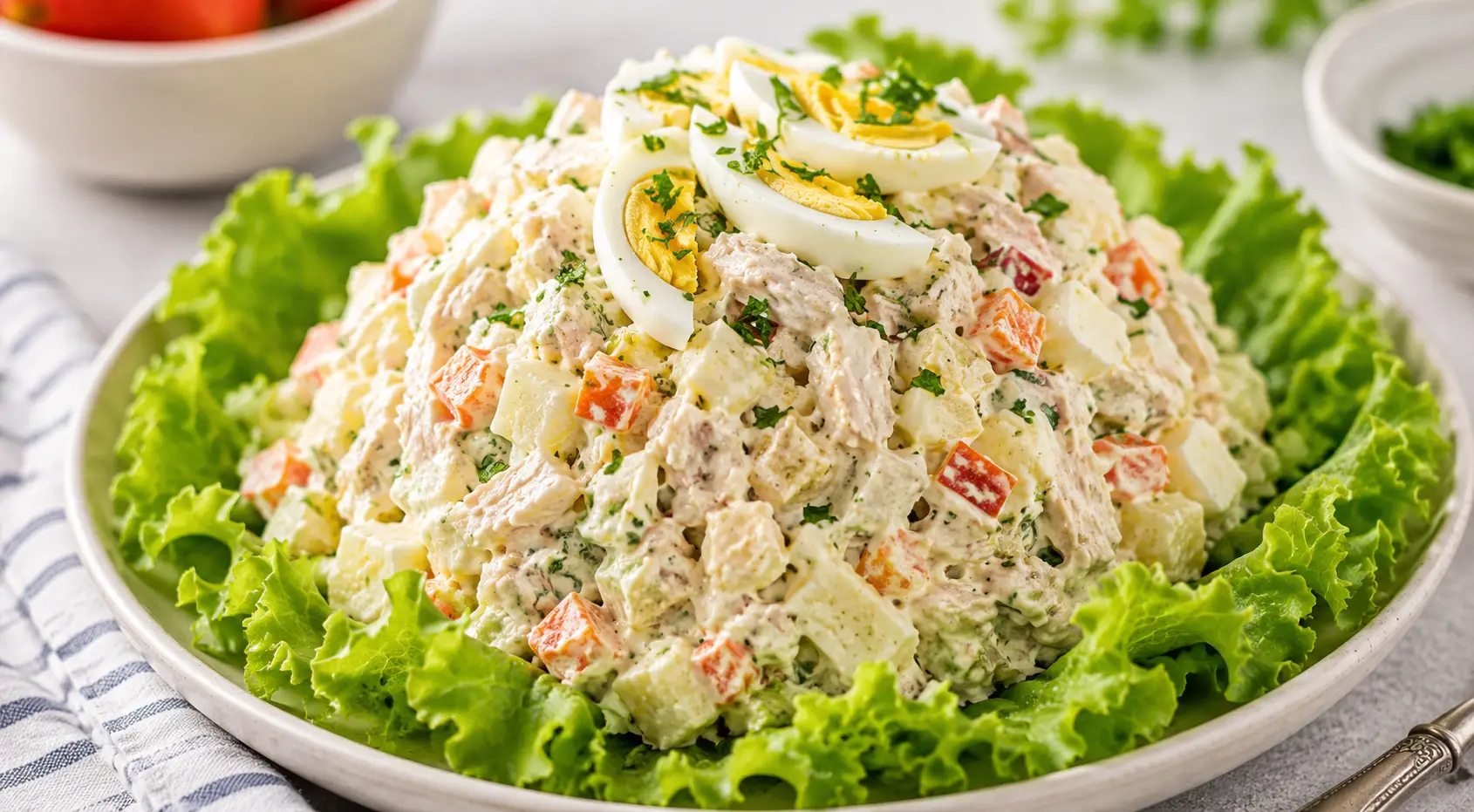 Creamy Chicken Potato Salad