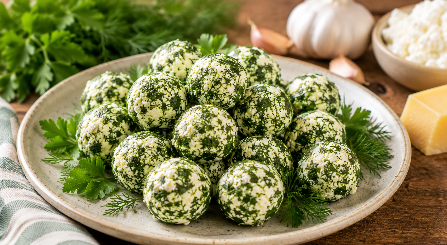 Cheese & Cottage Cheese Balls