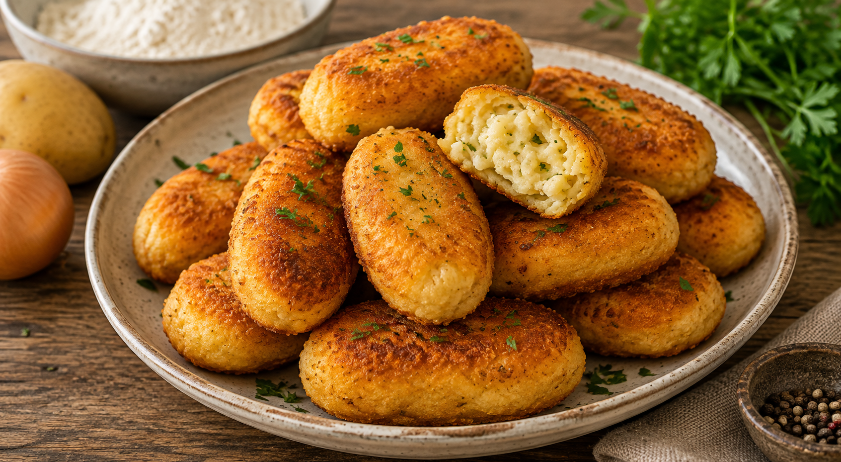 Potato & Cheese Croquettes