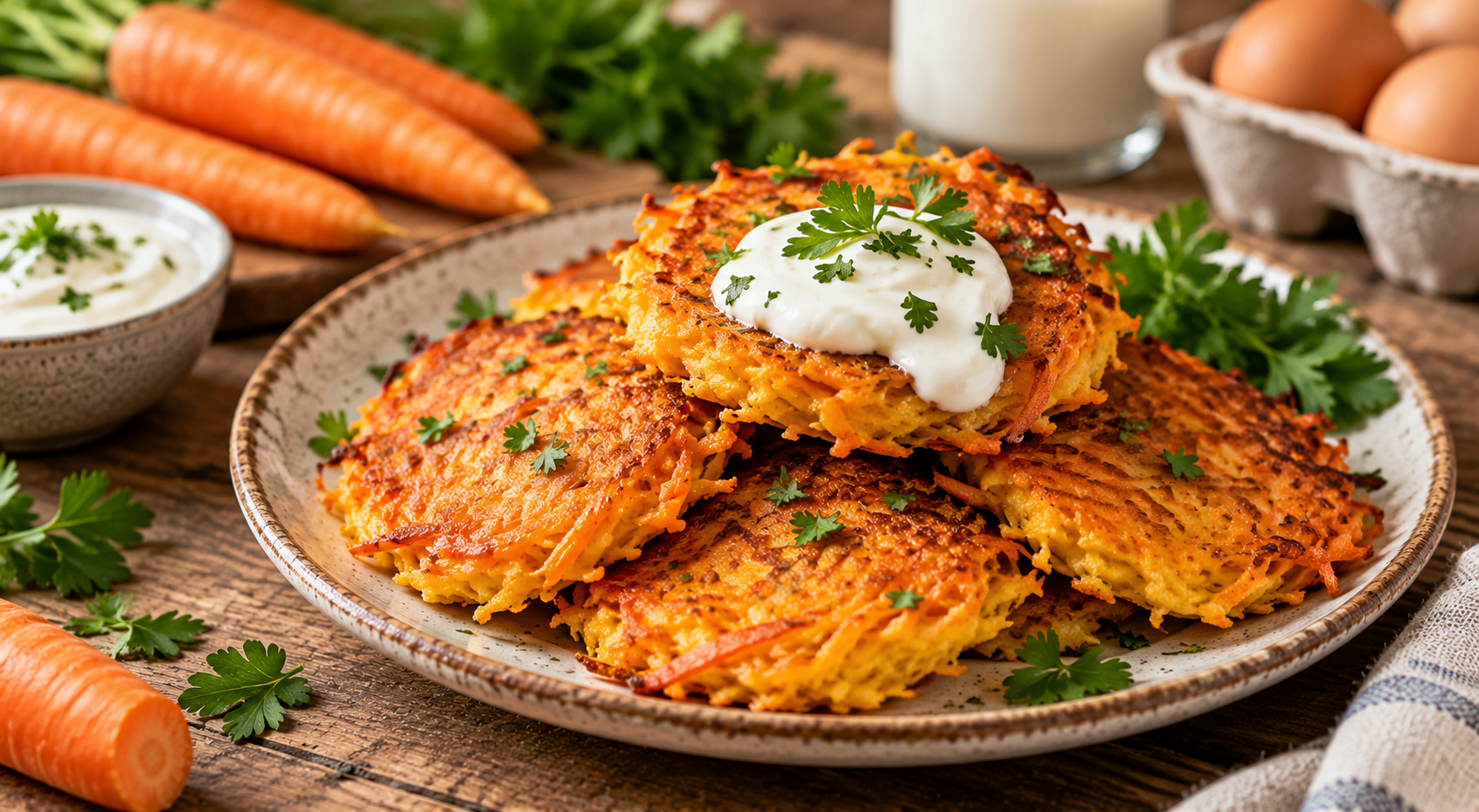 Carrot Fritters